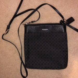 Black Coach crossbody